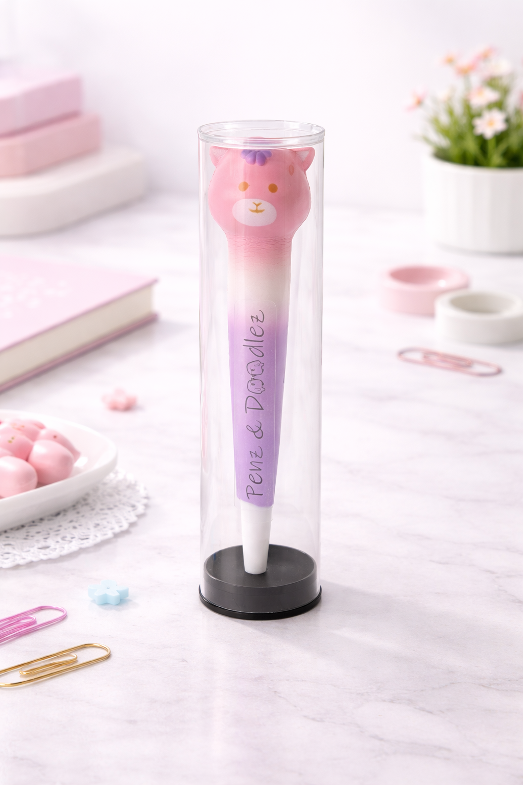Pinky Puff Squishy
